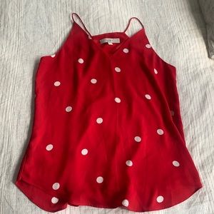 LOFT polka dot tank